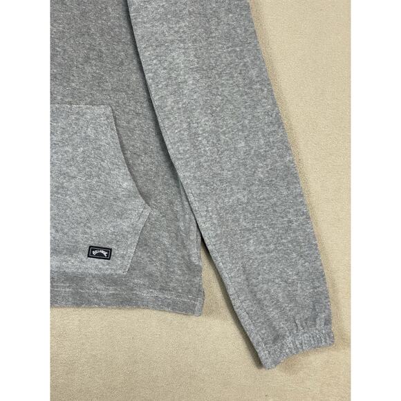 Billabong Hoodie Mens L Gray Flecker‎ Diego Solid Pockets Fleece Pullover Sweat - Picture 7 of 12